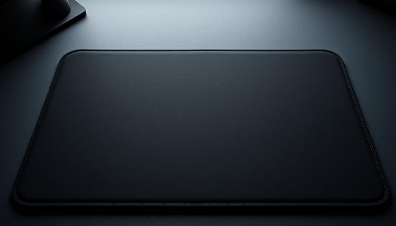 A sleek, professional gaming mousepad with a smooth, consistent surface texture. The pad is minimalist in design, with a clean black or gray color scheme. Soft, uniform lighting illuminates the pad, creating a subtle sheen and highlighting its precise, unwavering plane. The edges are neatly trimmed, giving the pad a refined, high-quality appearance. The pad's unwavering flatness and uniform density convey a sense of reliability and precision, essential for the consistent control required by esports pros. The overall scene exudes a focused, no-nonsense atmosphere, reflecting the dedication and attention to detail that defines top-tier competitive gaming. A sleek, professional gaming mousepad with a smooth, consistent surface texture. The pad is minimalist in design, with a clean black or gray color scheme. Soft, uniform lighting illuminates the pad, creating a subtle sheen and highlighting its precise, unwavering plane. The edges are neatly trimmed, giving the pad a refined, high-quality appearance. The pad's unwavering flatness and uniform density convey a sense of reliability and precision, essential for the consistent control required by esports pros. The overall scene exudes a focused, no-nonsense atmosphere, reflecting the dedication and attention to detail that defines top-tier competitive gaming.
