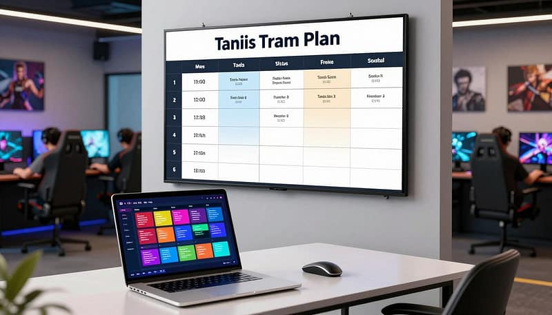 Structured esports training plan schedule visualization Structured esports training plan schedule visualization